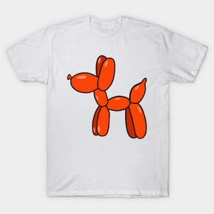Orange Balloon Dog T-Shirt